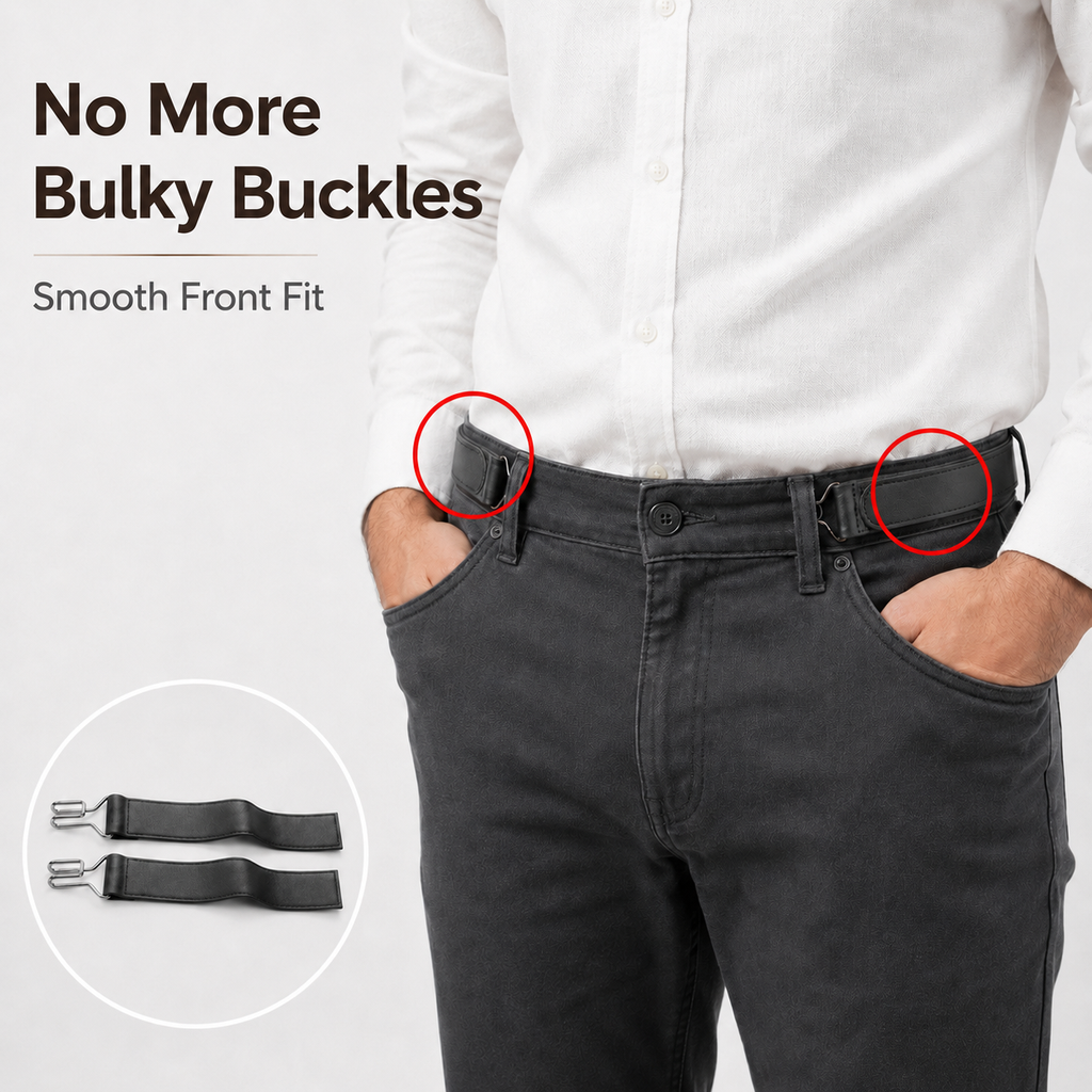 Premium Elastic Waist Buckle (1 Pair - 2 Pieces)