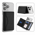 Tri-Fold Slim MagSafe Leather Wallet With Stand