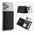 Tri-Fold Slim MagSafe Leather Wallet With Stand