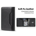 Magnetic Slim Leather-Style Wallet